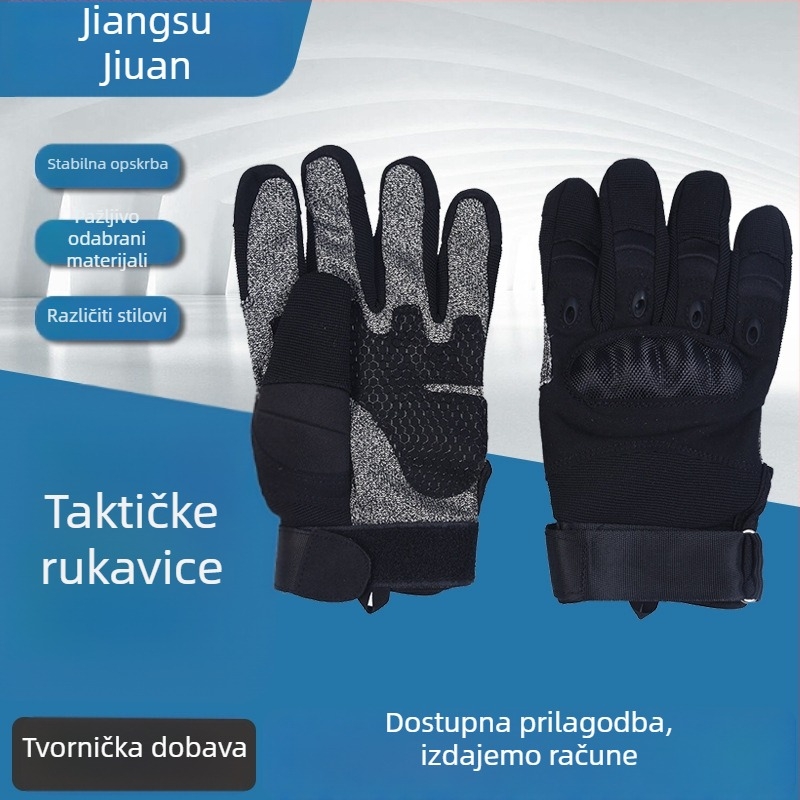 Potpuno prstne taktične rukavice otporne na rezanje za vatrogasne intervencije i planinarenje na otvorenom