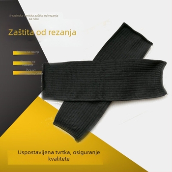 Višenamjenska 5-stupanjaska zaštita za podlakticu protiv rezova, narukvica od čeličnog užeta za zglob, za kampiranje na otvorenom