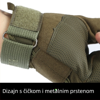 Black Hawk taktičke rukavice, s punim prstom, najlon, protivklizne i otporne na habanje, za vanjske sportove, trening, vožnju biciklom i planinarenje – zaštitne rukavice za muškarce