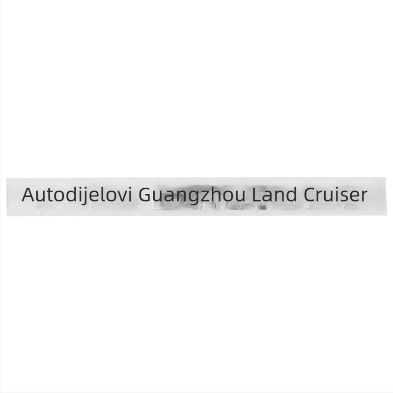 Naljepnica za slova na stražnja vrata Land Cruiser uz poklopac rezervnog kotača – engleska oznaka modifikacije