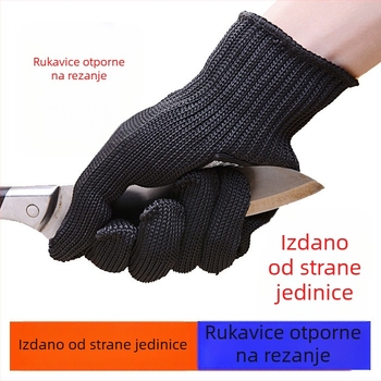 Rukavice otporne na rezanje, razina 4, s čeličnom žicom, višestruka zaštita i samozaštita
