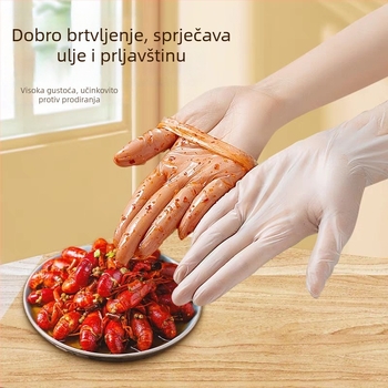 Jednokratne PVC rukavice za kućanstvo i kuhinju, zaštitne, masaža i salon ljepote