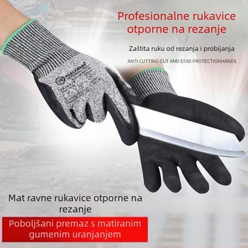 Rukavice otporne na rezanje, razina 5, industrijske zaštitne rukavice protiv rezanja i ogrebotina