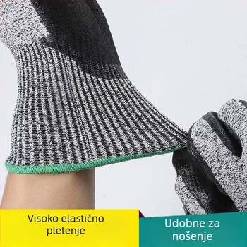 Rukavice otporne na rezanje, razina 5, industrijske zaštitne rukavice protiv rezanja i ogrebotina