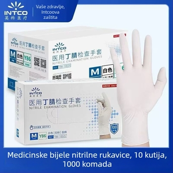 Jednokratne nitrilne rukavice, otporne na kiseline i baze