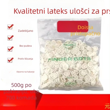 Jednokratne industrijske latex navlake za prste, antistatske, protuklizne, otporne na habanje