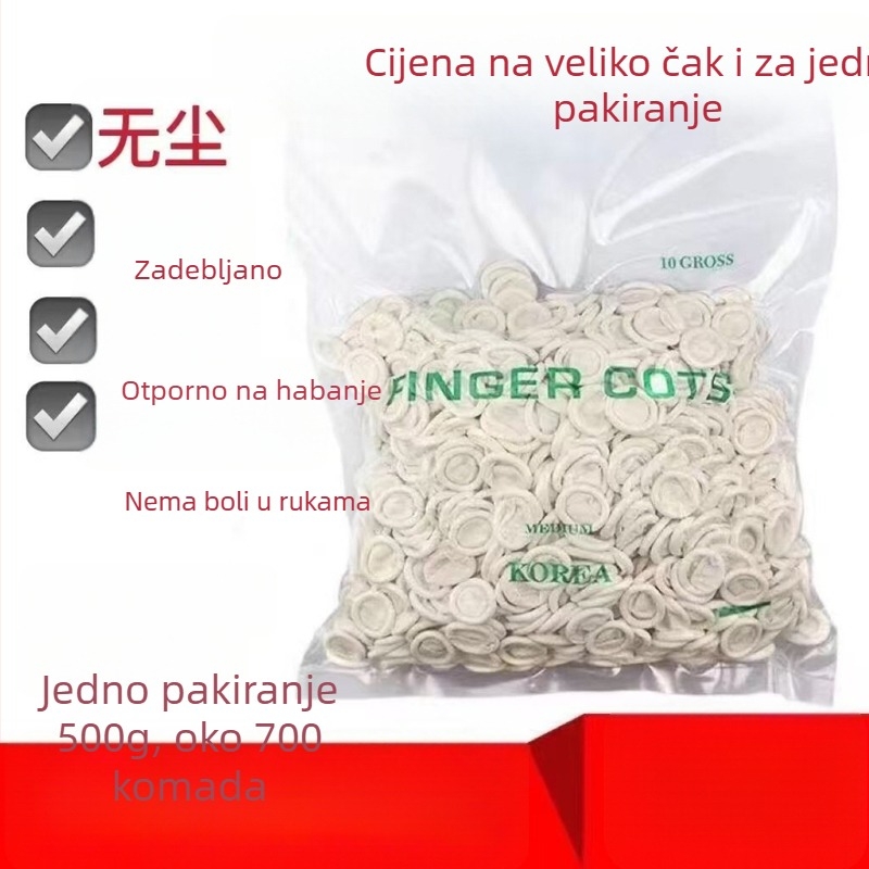 Jednokratne industrijske latex navlake za prste, antistatske, protuklizne, otporne na habanje