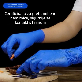 Yingke Medical Jednokratne nitril rukavice – debele, izdržljive, za kirurgiju, preglede, laboratorij, prehrambena klase
