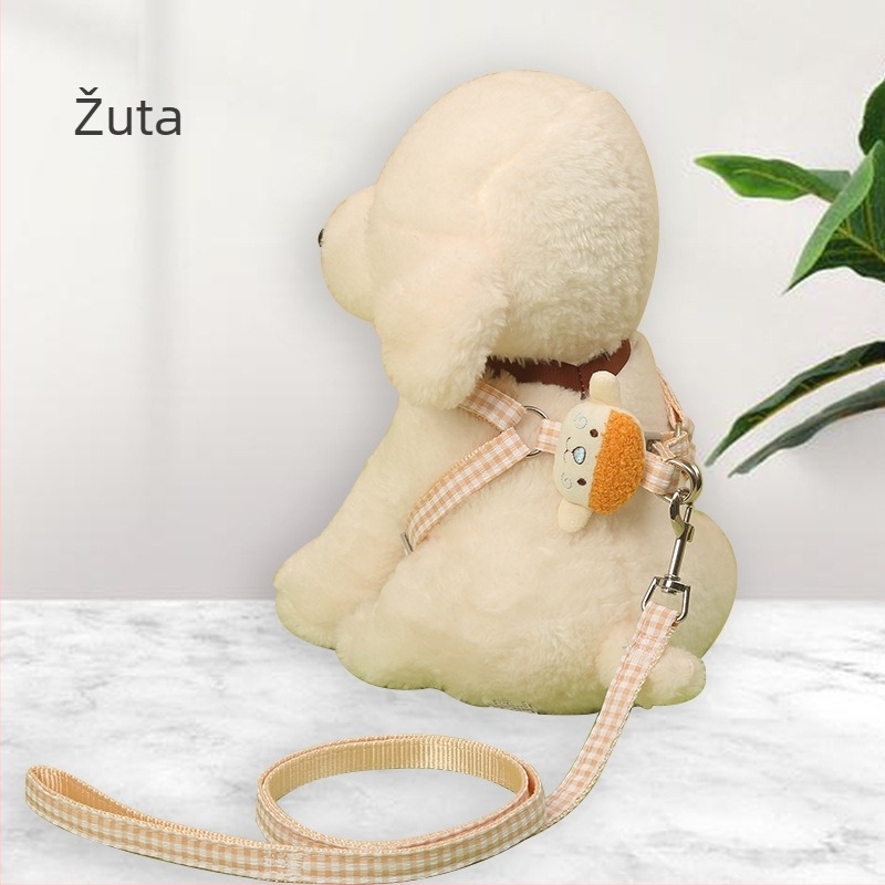 Harness za psa s dizajnom crtane ovčice, žilni prsluk-stil, za male i srednje pse, podesiva veličina za šetnje na otvorenom