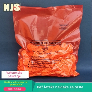 Jednokratne latex navlake za prste, bijele i bež boje, bez praška, antistatike, za kozmetičko tetoviranje