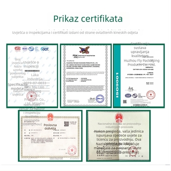 PET90 jednokratna čaša za mliječni čaj, plastična čaša s U oblikom, 301–700 ml
