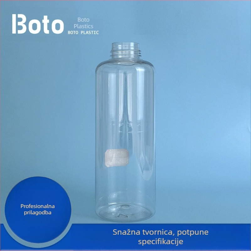 Prozirna PET boca 1000 ml za sokove i napitke, prazna boca za punjenje