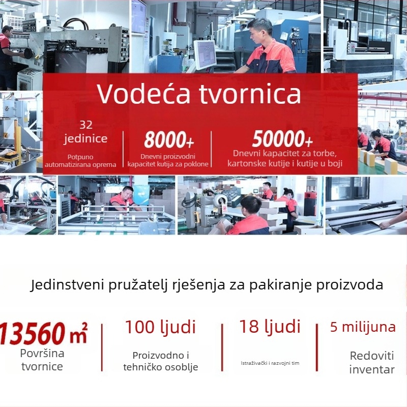 Prilagođena kutija za crveno vino za jednu ili dvije boce, kineskog stila, izrađena prema vašem dizajnu