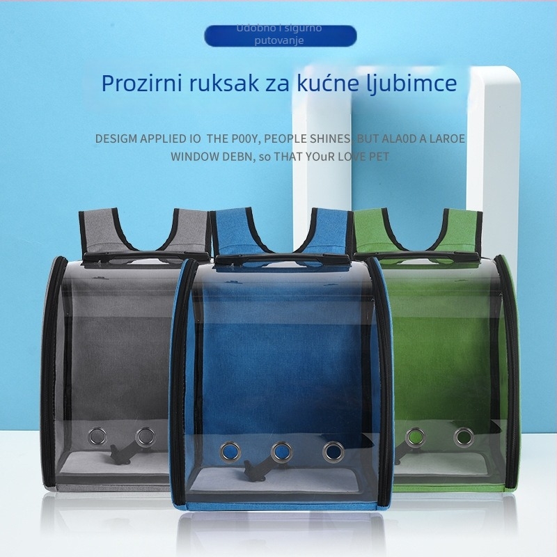 Prozirna torba za mačke – prijenosni ruksak s kućicom za kućne ljubimce
