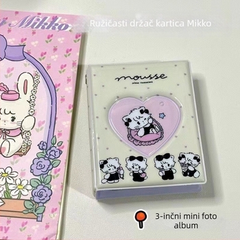 Novi MIKKO album za kartice s temom praćenja zvijezda, po jedna kartica po stranici, 3-inčni Polaroid foto album, sladak djevojački stil