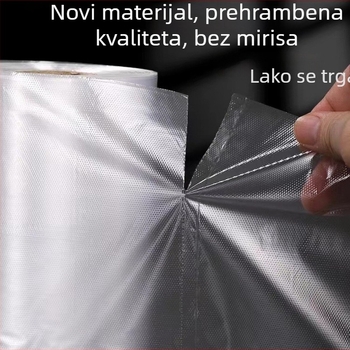 PE vaku vrećice za hranu, prehrambena kvaliteta, sigurno zatvorene, mikrovalna sigurna, u rolama