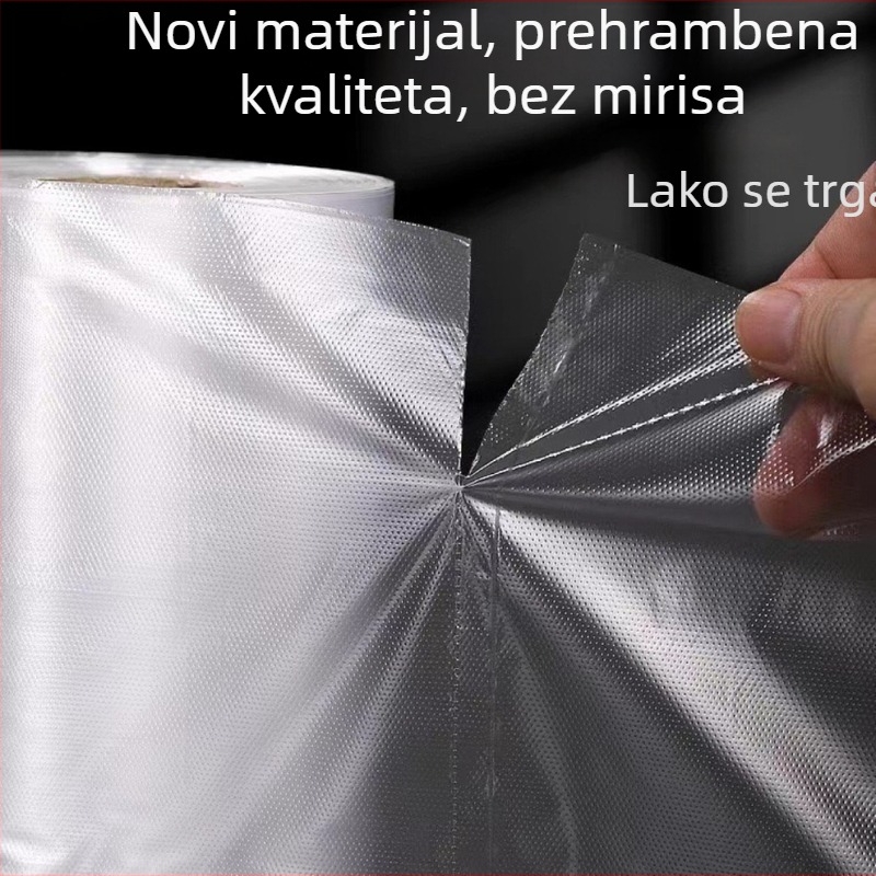 PE vaku vrećice za hranu, prehrambena kvaliteta, sigurno zatvorene, mikrovalna sigurna, u rolama
