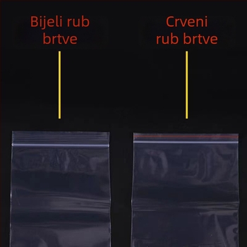 Ziplock vrećica 35x50 cm, prozirna PE vrećica za čuvanje hrane, samouzavarujuća