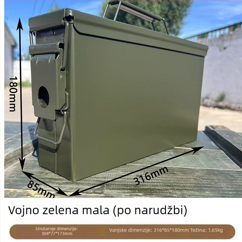 Prijenosna kutija za alate s trostrukom zaštitom za vozilo, bočna kutija za motocikl