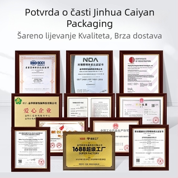 Plastična kompozitna vrećica za hranu za Snowflake peciva, zip vrećica za kolače i pečene proizvode, zatvaranje s tri strane ili osam strana, prilagodba