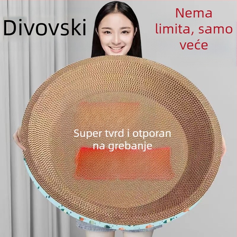 Miska za mačke, grebalica, krevet za mačke, igračke i dodaci za mačke, ploča za mačje kandže, grebalica od valovitog kartona
