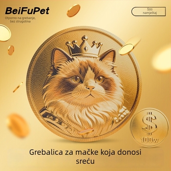 Daska za grebanje mačaka od valovitog papira, zidna naljepnica, dvostrana, uspravna, izdržljiva, alat za oštrenje kandži