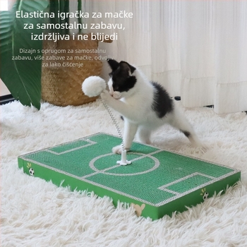 Dobus mačja grebalica od valovitog papira – izdržljiva, minimalistički dizajn