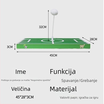 Dobus mačja grebalica od valovitog papira – izdržljiva, minimalistički dizajn