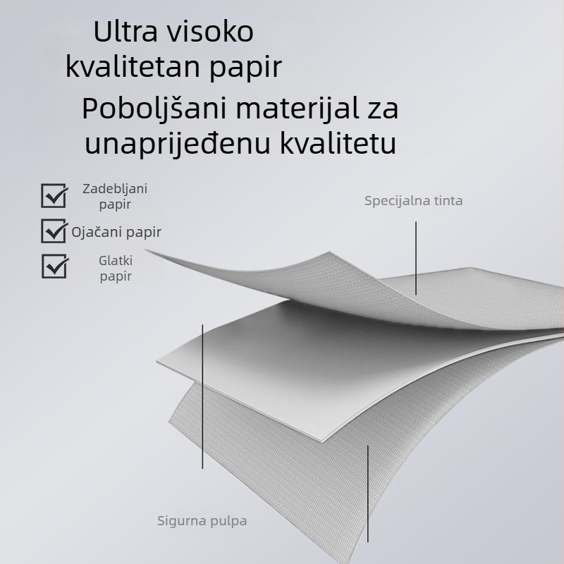 Jednokratne papirnate čaše s debelim dnom, za kućnu i poslovnu uporabu, čaše za čaj s logom