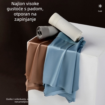 Bezšivne muške bokserice s luksuznim satenom, dojam ledenog sjaja, moderne uske i udobne