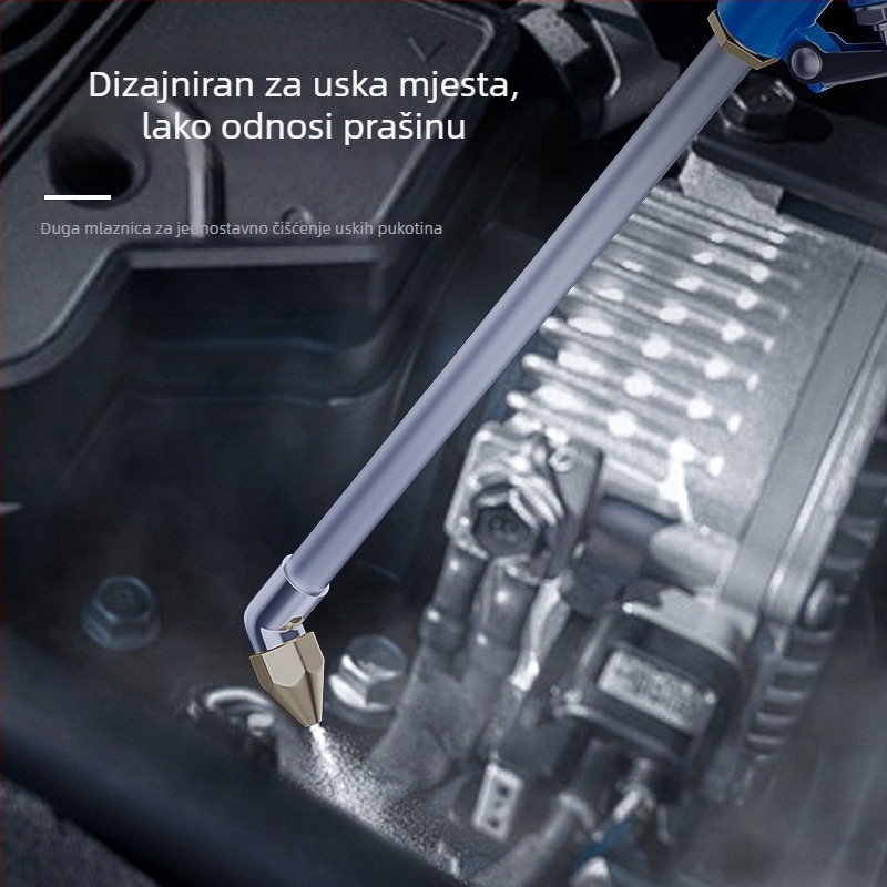 Pneumatski pištolj za čišćenje s prilagodljivim tlakom zraka, visokotlačni raspršivač za pranje automobila