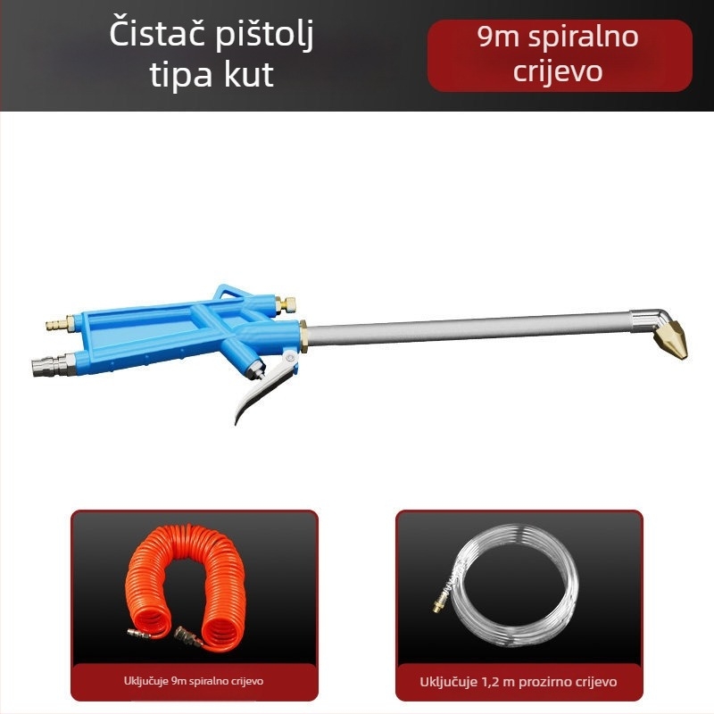 Pneumatski pištolj za čišćenje s prilagodljivim tlakom zraka, visokotlačni raspršivač za pranje automobila