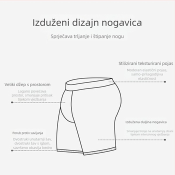 Muške duge bokserice od pamuka, prozračné, bezšivne, sportske, srednje visine struka, plus veličina