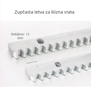 Motor kliznih vrata sa zupčanim vodilicama i tračnicom, daljinsko upravljanje