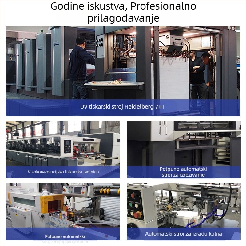 Prilagođena kutija za pakiranje čaja i kozmetike, kutija za darove s dvostrukim poklopcem, suvenir kutija, veleprodaja