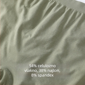 Boxeri za muškarce plus veličine, bezšivni, slobodnog kroja, tanki, prozračni, od vlakana regenerirane celuloze