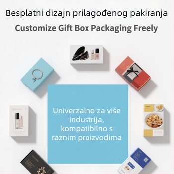 Prilagodljive kutije za poklone u stilu knjige za čaj i kozmetiku s otiskom logotipa