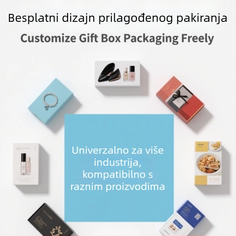 Prilagodljive kutije za poklone u stilu knjige za čaj i kozmetiku s otiskom logotipa