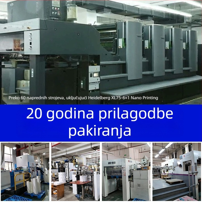 Prilagođena kutija za čaj s dvostrukim poklopcem i otiskom logotipa