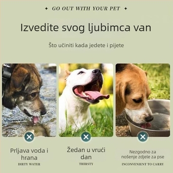 Silikonska posuda za kućne ljubimce s cvjetnim dizajnom, sklopiva, vanjska prijenosna posuda za piće za pse i mačke, putna čaša za ljubimce