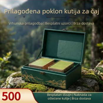 Prilagođena kutija za čaj s bojanom kutijom i valovitim kartonom