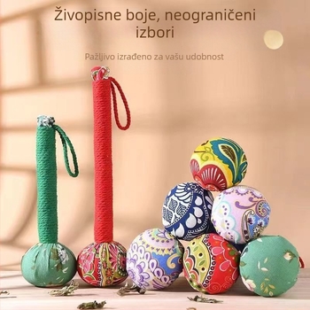 Ručni masažni čekić od mugworta za masažu leđa, 26 cm, kućna upotreba, DIY