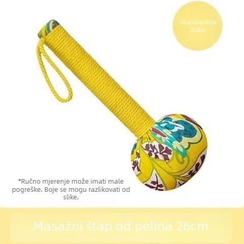 Ručni masažni čekić od mugworta za masažu leđa, 26 cm, kućna upotreba, DIY