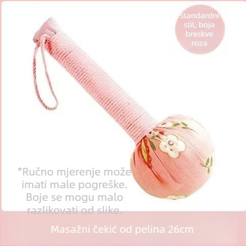 Ručni masažni čekić od mugworta za masažu leđa, 26 cm, kućna upotreba, DIY