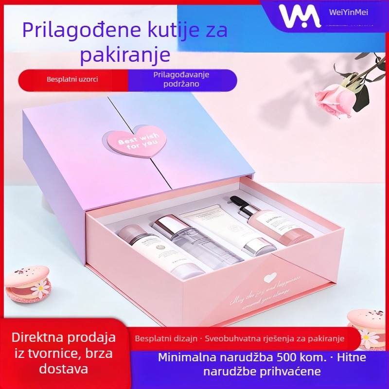 Prilagođena dvostruka kutija za darove, keramičko pakiranje čaja, pakiranje za nakit i kozmetiku, novogodišnja poklon kutija