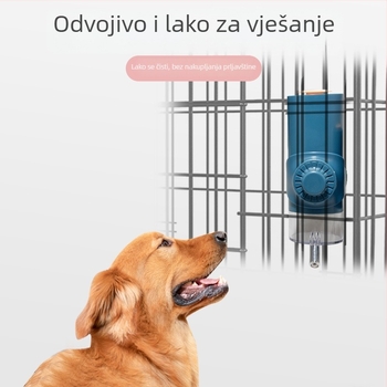 Viseća posuda za vodu za kućne ljubimce u kavezu, velika kapaciteta