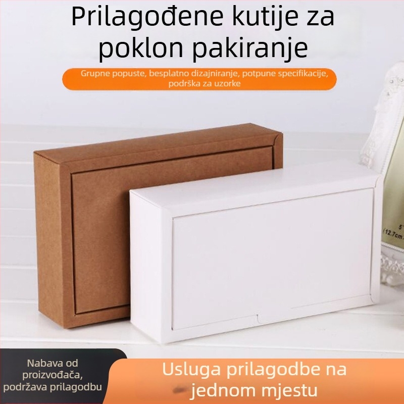 Kutije za darove s mogućnošću tiska logotipa – luksuzne, ekološke kutije za kozmetiku, čaj i hranu, od kartona