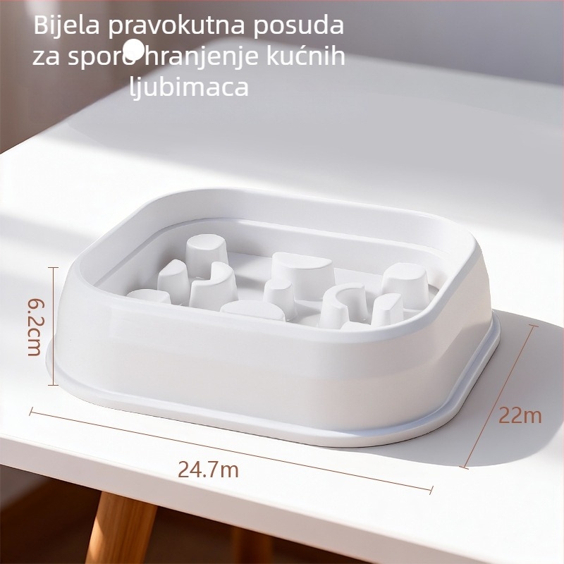 Posuda za sporo hranjenje pasa – dizajn protiv gušenja