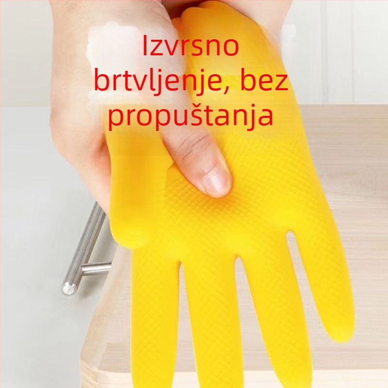 Debele latex rukavice od gume za rad, otporne na habanje, vodootporne, protuklizne, pogodne za pranje suđa i kućanske poslove