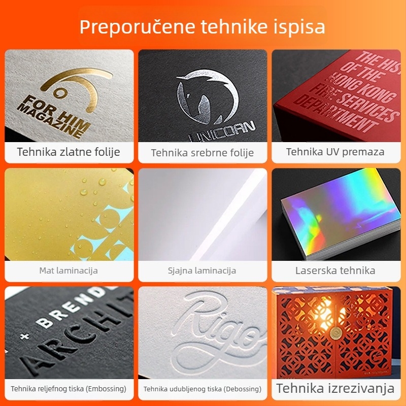 Prilagođene kartonske kutije s kolor tiskom i zlatnom te srebrnom folijom, kutije za maske za lice i kozmetiku, bijele kartonske kutije za hranu, čaj i darove